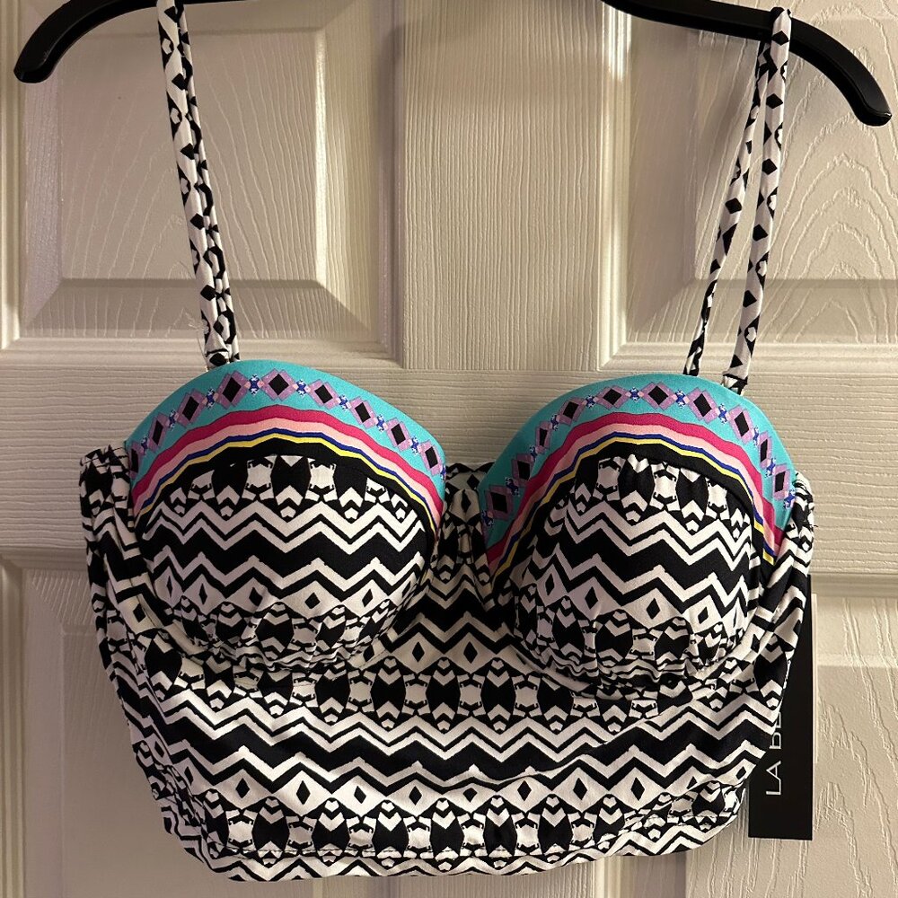 La Blanca Bathing Suit Top, Size 8, NWT